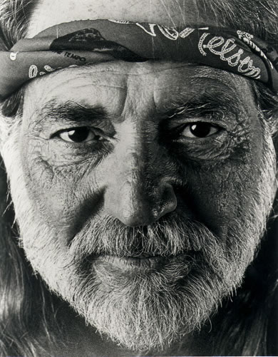 Willie Nelson - photo by David Michael - photo courtesy of Columbia Records