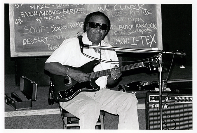 T.D. Bell at the Continental Club, photo by Clay Shorkey. Texas Music Museum Archives