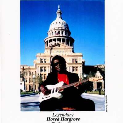Hosea Hargrove in front of the Texas Capitol in Austin, Texas