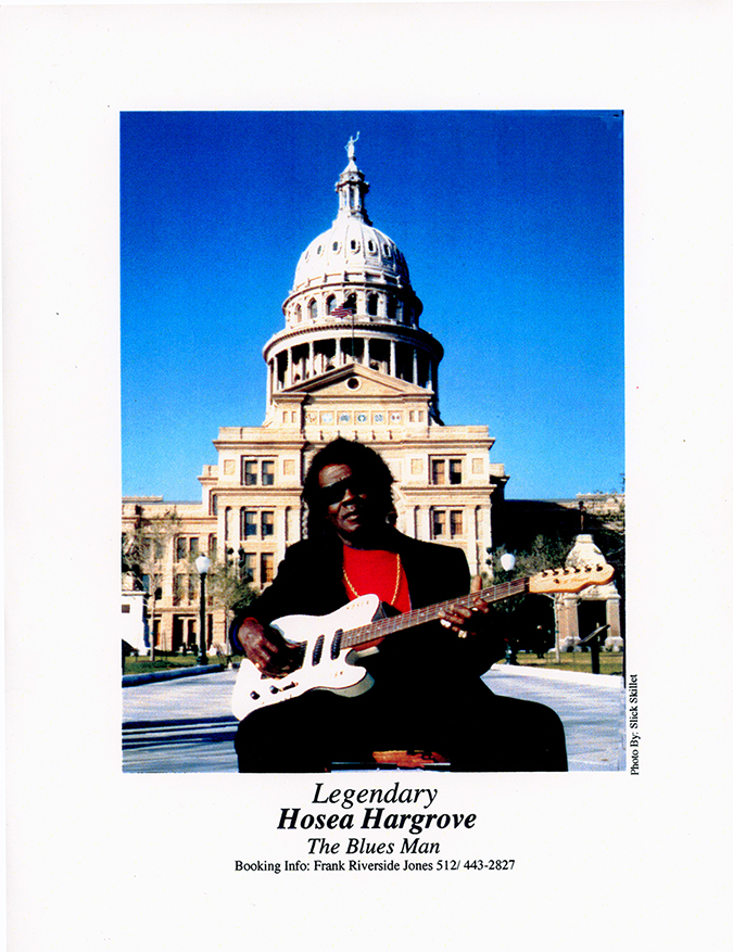 Hosea Hargrove in front of the Texas Capitol in Austin, Texas