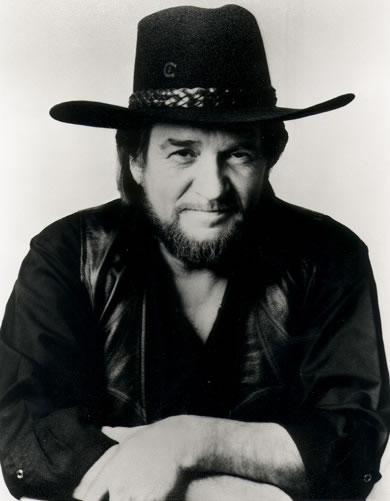 Waylon Jennings - Photo by Senor McGuire - Photo courtesy of Epic Records