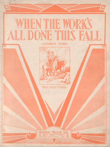 When The Work's All Done This Fall