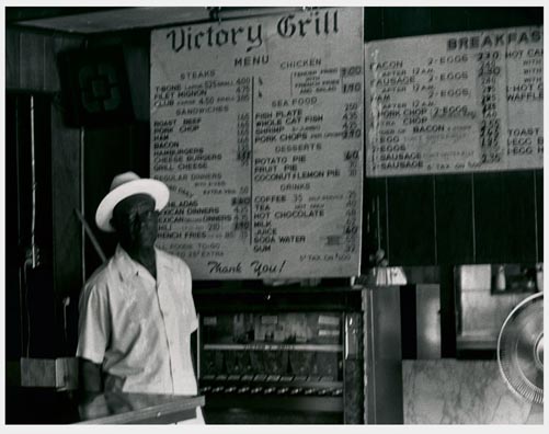 Johnny Holmes at the Victory Grill - photo courtesy Tary Owens